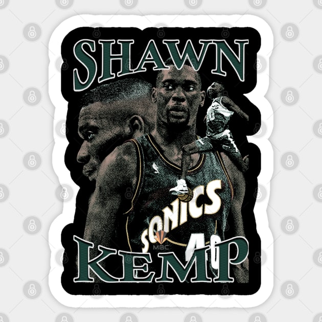 Shawn Kemp Sticker by Perlenstrasse